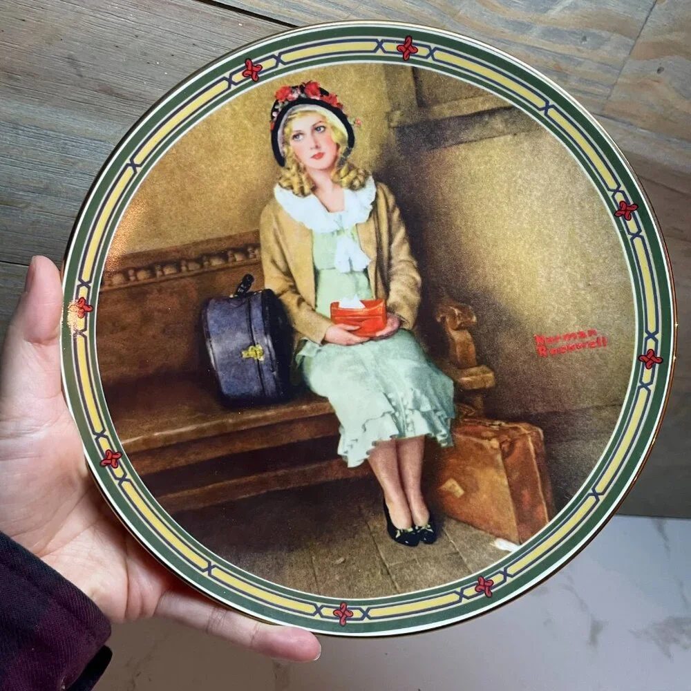 Norman Rockwell A Young Girls Dream Collectors Plate in Knowles Fine China
